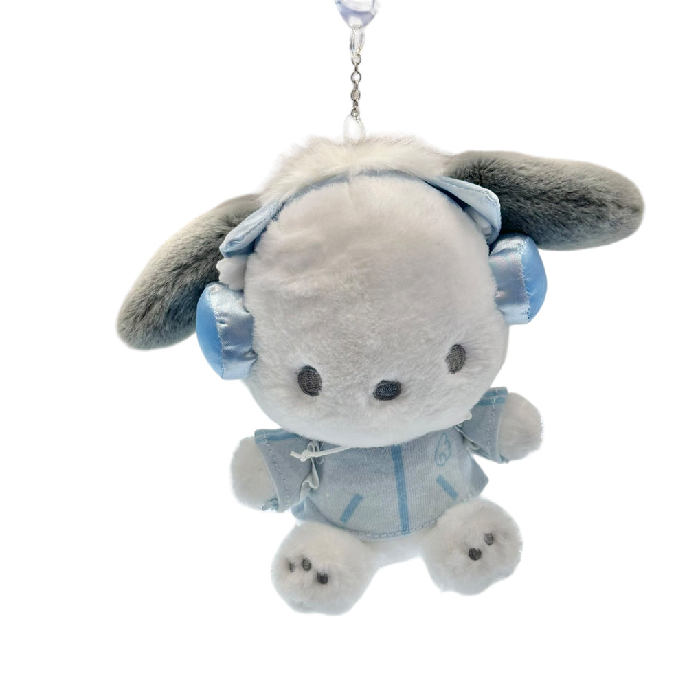 Pochacco "Blue" Keychain w/ Mascot