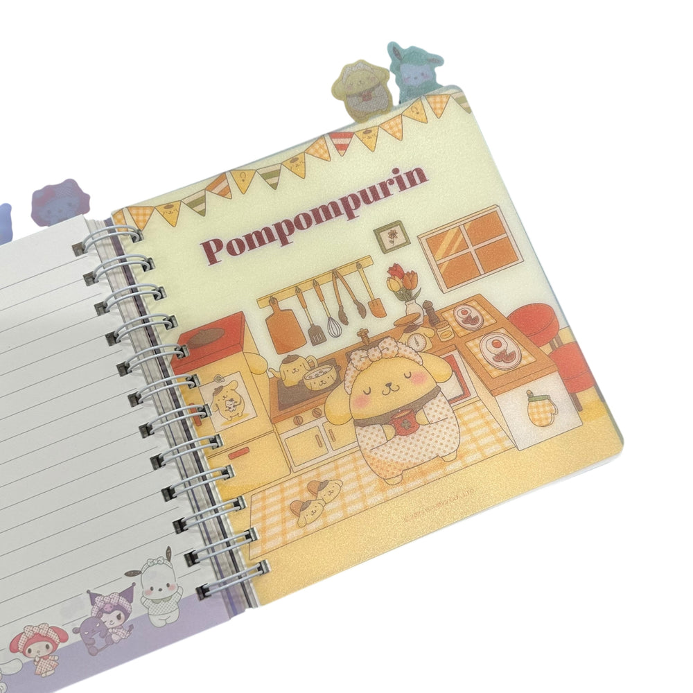 Sanrio Characters "Room" Index Notebook (Pink)