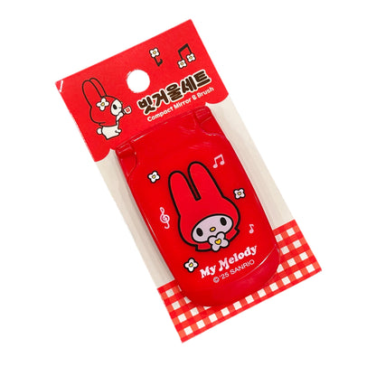 My Melody 50th Anniversary Comb & Mirror Set