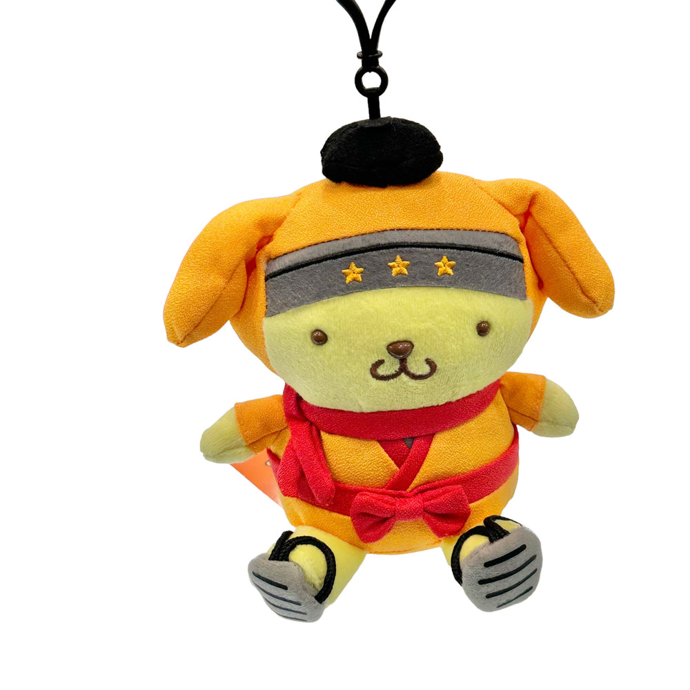 Pompompurin "Ninja" Mascot Clip On Plush