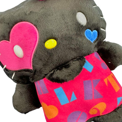 Hello Kitty "Black & Pink" Flat 10in Plush