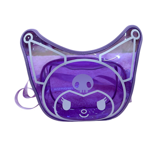 Kuromi Transparent Jelly Crossbody Bag