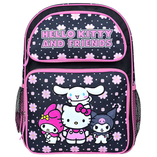 Hello Kitty & Friends "Black" Large Backpack