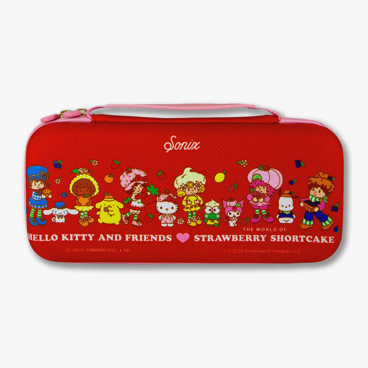 Sonix x Hello Kitty & Friends x Strawberry Shortcake Nintendo Switch v2 Carrying Case