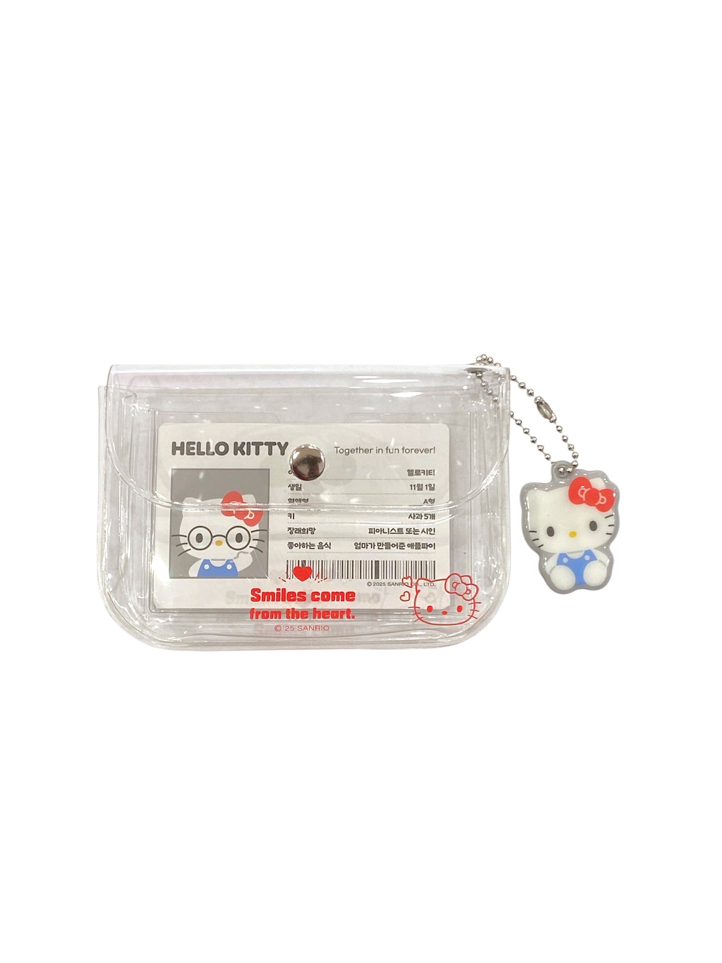 Hello Kitty Transparent Card Wallet