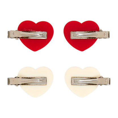 Hello Kitty "Heart" Mini Hair Clip Set