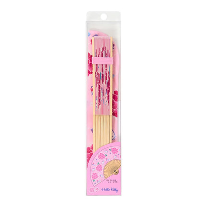 Hello Kitty Pink Flower Folding Fan