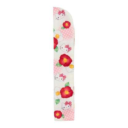 Hello Kitty White Flower Folding Fan