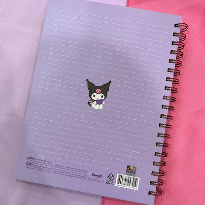 Kuromi 5 Section Notebook (Purple)