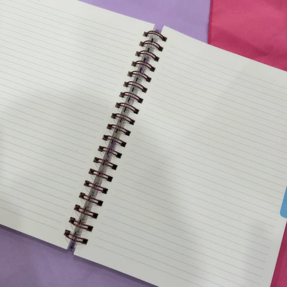 Kuromi 5 Section Notebook (Purple)