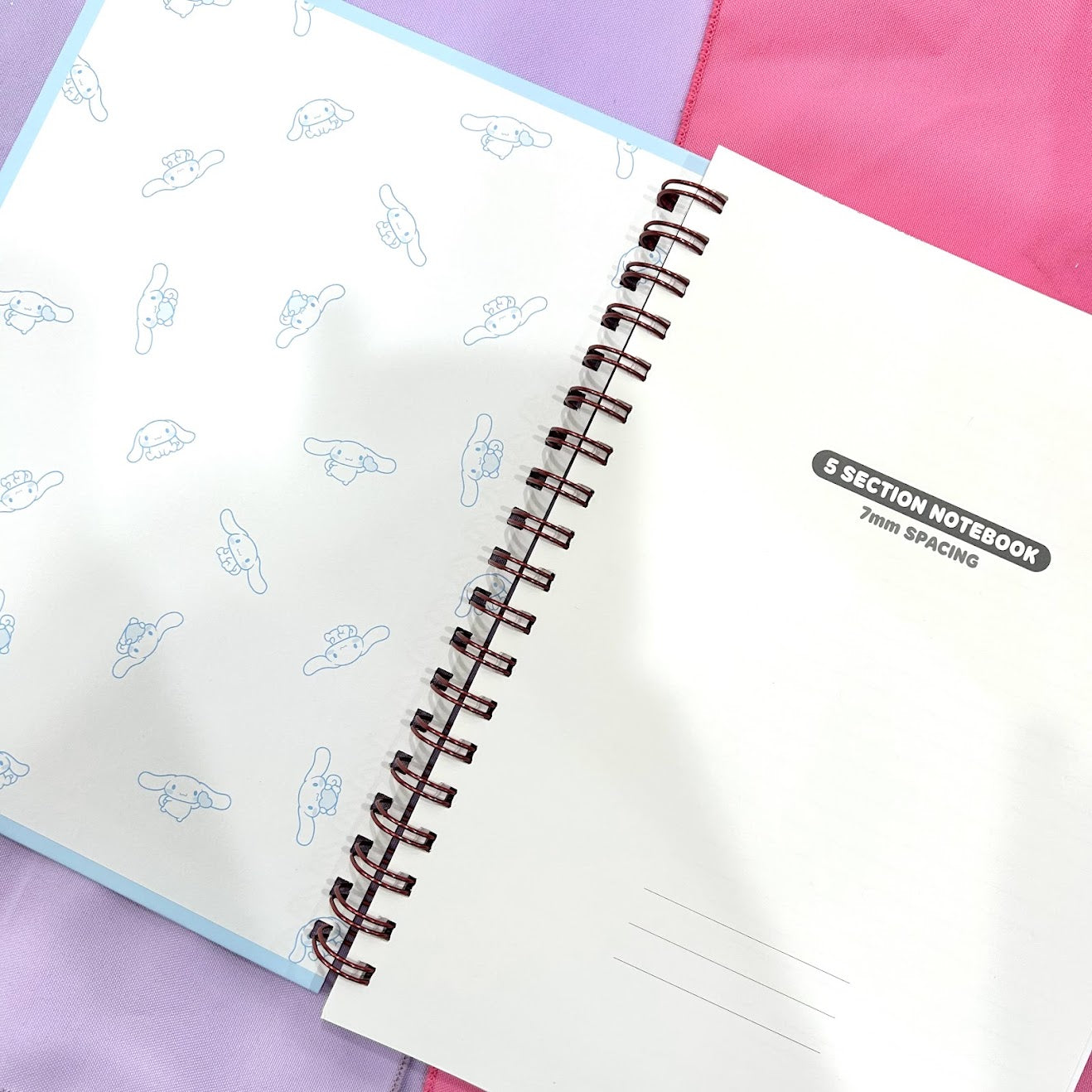 Cinnamoroll 5 Section Notebook
