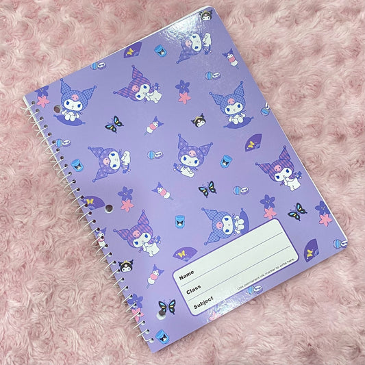 Kuromi "Japan" Spiral Notebook