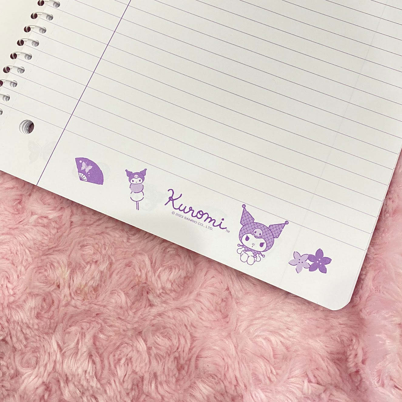 Kuromi "Japan" Spiral Notebook