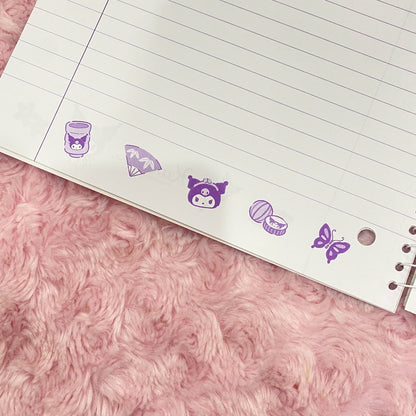 Kuromi "Japan" Spiral Notebook