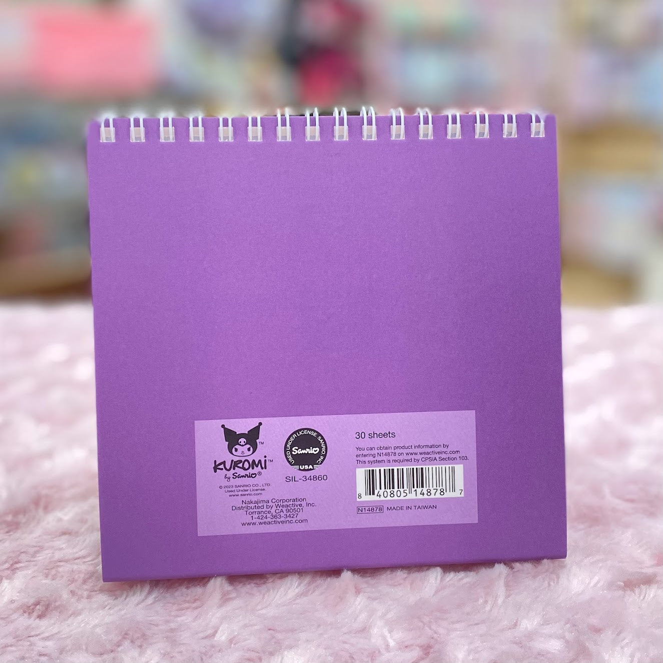 Kuromi "Japan" Calendar Memo