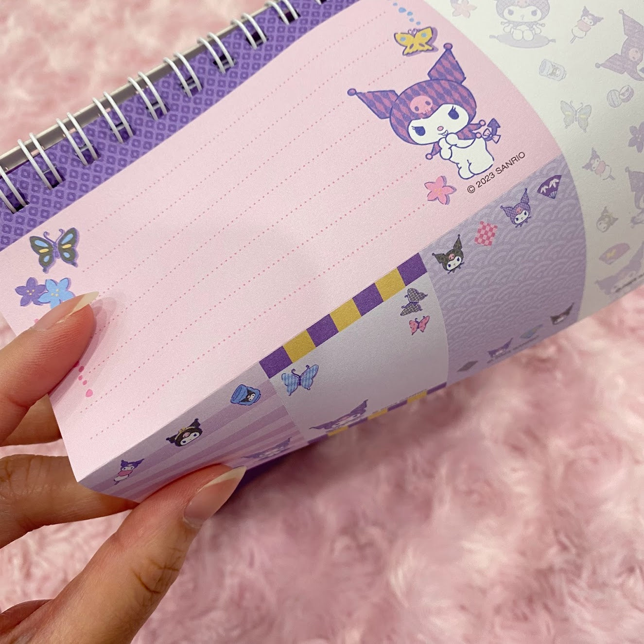 Kuromi "Japan" Calendar Memo