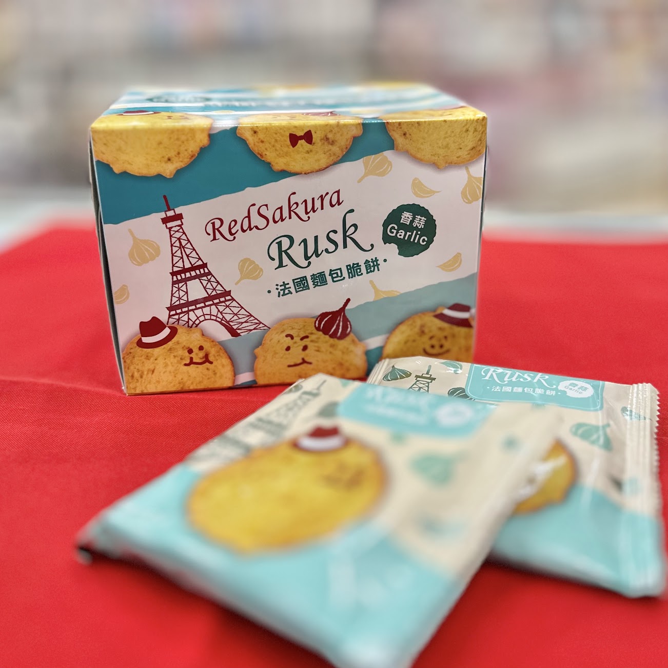 Red Sakura Rusk (Garlic)