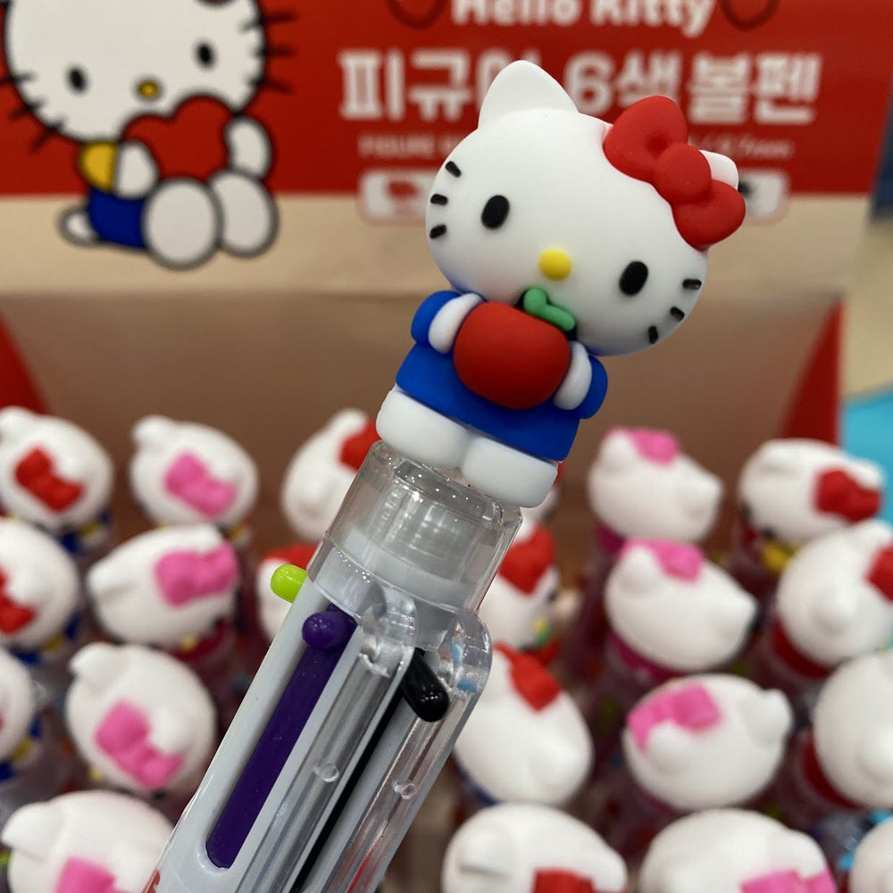 Hello Kitty 6-Color Ballpoint Pen (Standing)