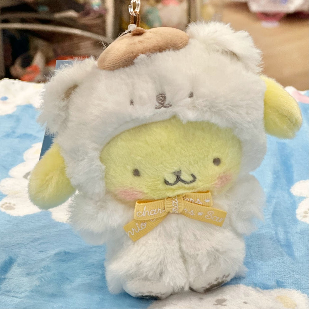 Pompompurin "FFS" Mascot Plush Keychain