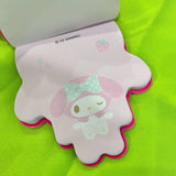 My Melody Cute Pocket Memo Pad w/ Silicone Cover