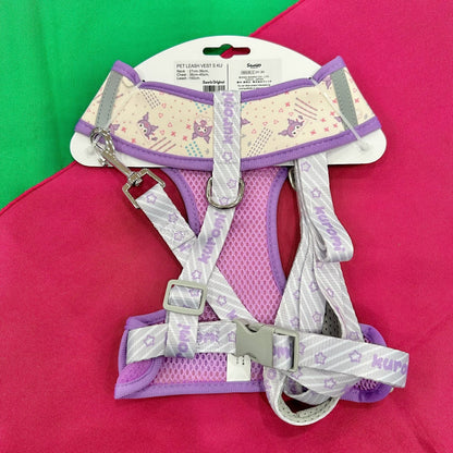Kuromi Small Pet Leash Vest