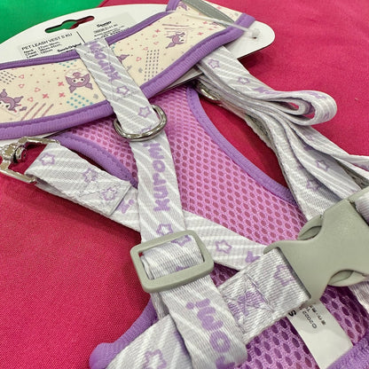 Kuromi Small Pet Leash Vest
