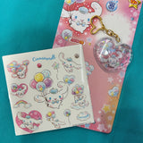 Cinnamoroll Dual Water Keyring & Sticker (Pink)