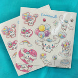 Cinnamoroll Dual Water Keyring & Sticker (Pink)