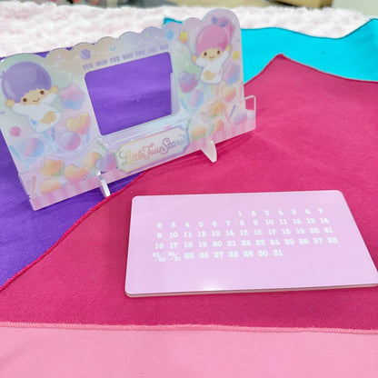 Little Twin Stars Perpetual Calendar