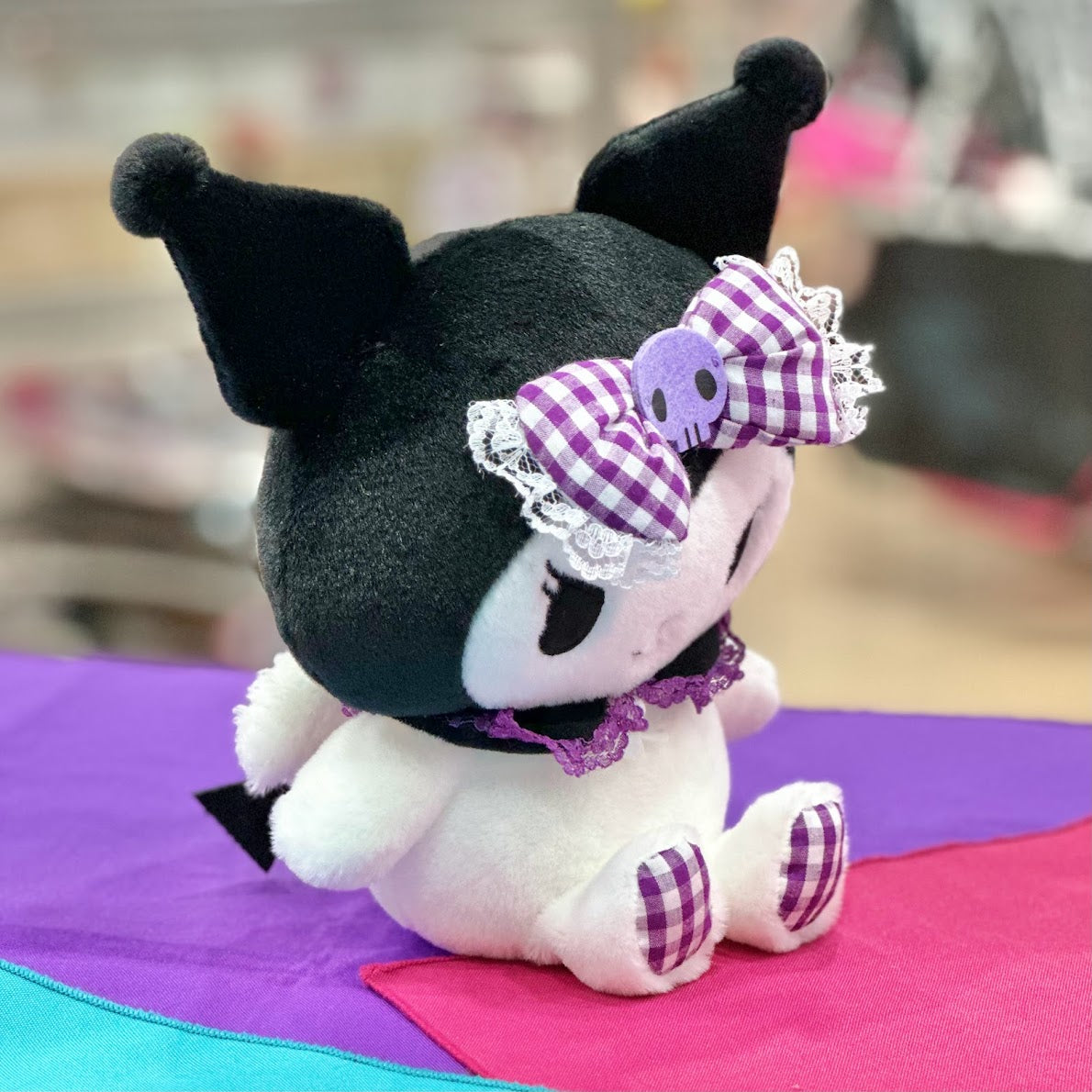 Kuromi "Gingham w/ Wing" 9in Plush