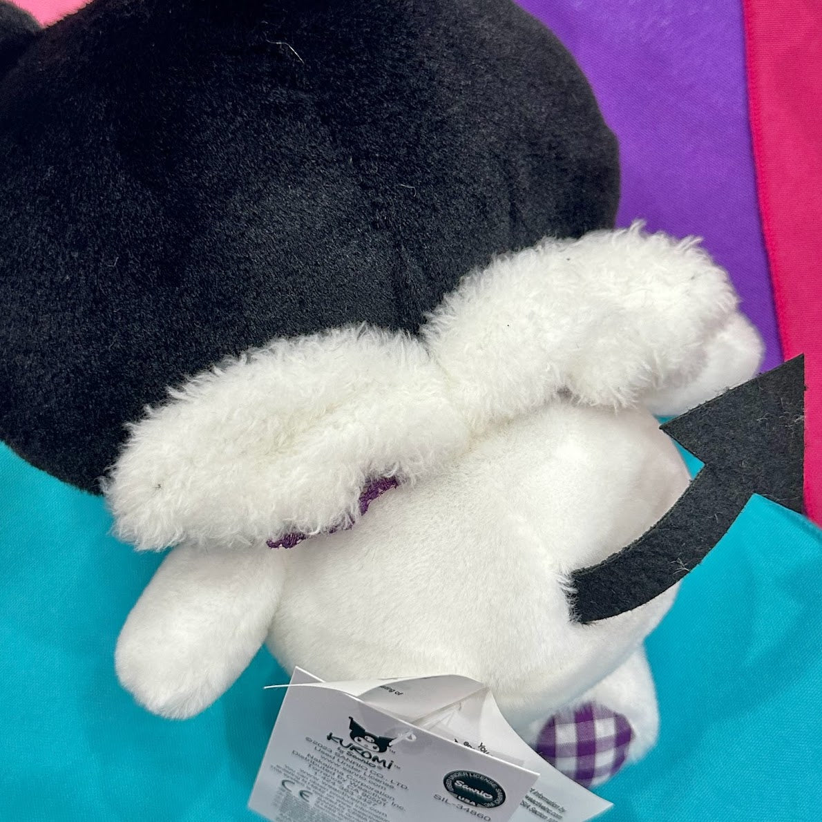 Kuromi "Gingham w/ Wing" 9in Plush