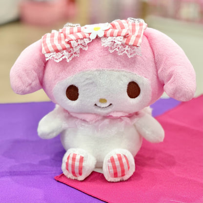 My Melody "Gingham w/ Wing" 9in Plush