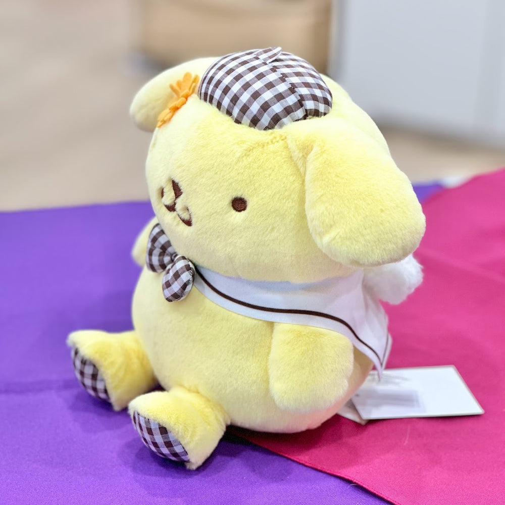 Pompompurin "Gingham w/ Wing" 9in Plush