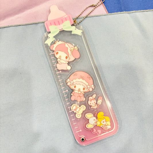 My Melody "Baby Bottle" Acrylic Keychain