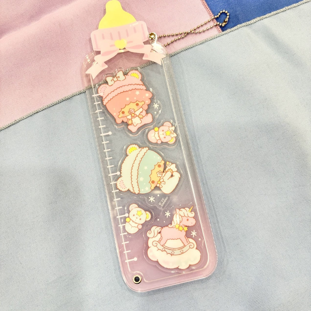 Little Twin Stars "Baby Bottle" Acrylic Keychain
