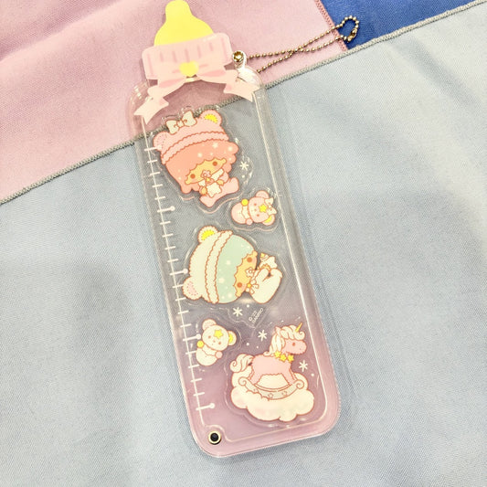 Little Twin Stars "Baby Bottle" Acrylic Keychain