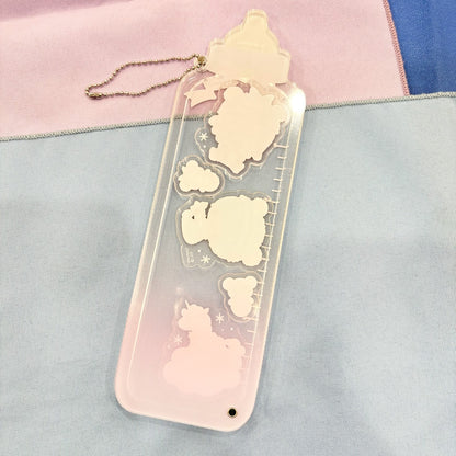 Little Twin Stars "Baby Bottle" Acrylic Keychain