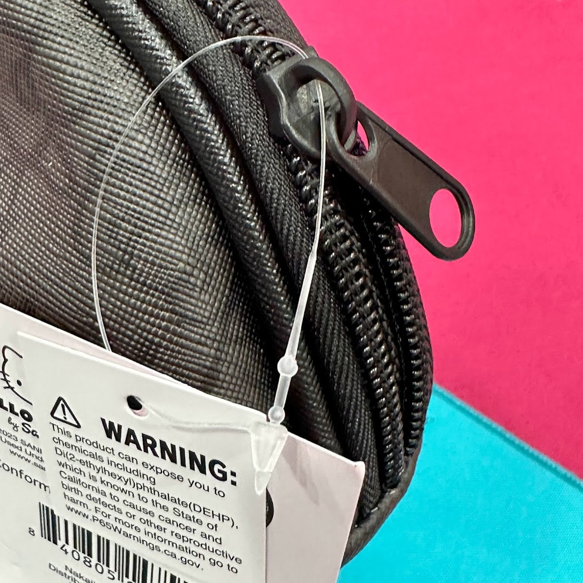 Hello Kitty Black "Sharp" Pouch