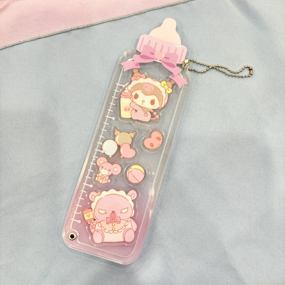 Kuromi "Baby Bottle" Acrylic Keychain