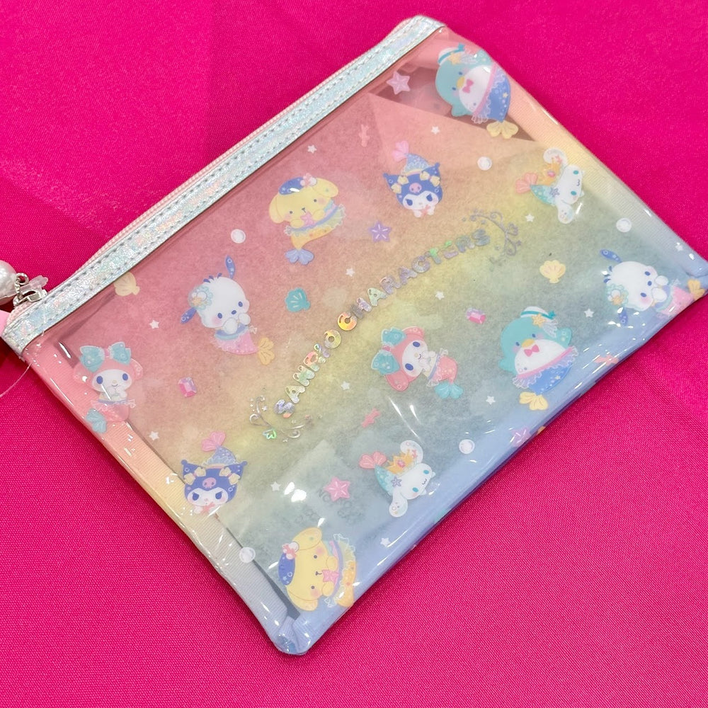 Sanrio Characters "Mermaid" Flat Pouch