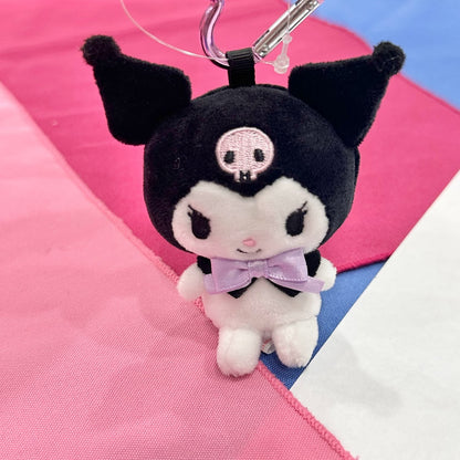 Kuromi Key Ring w/ Mascot
