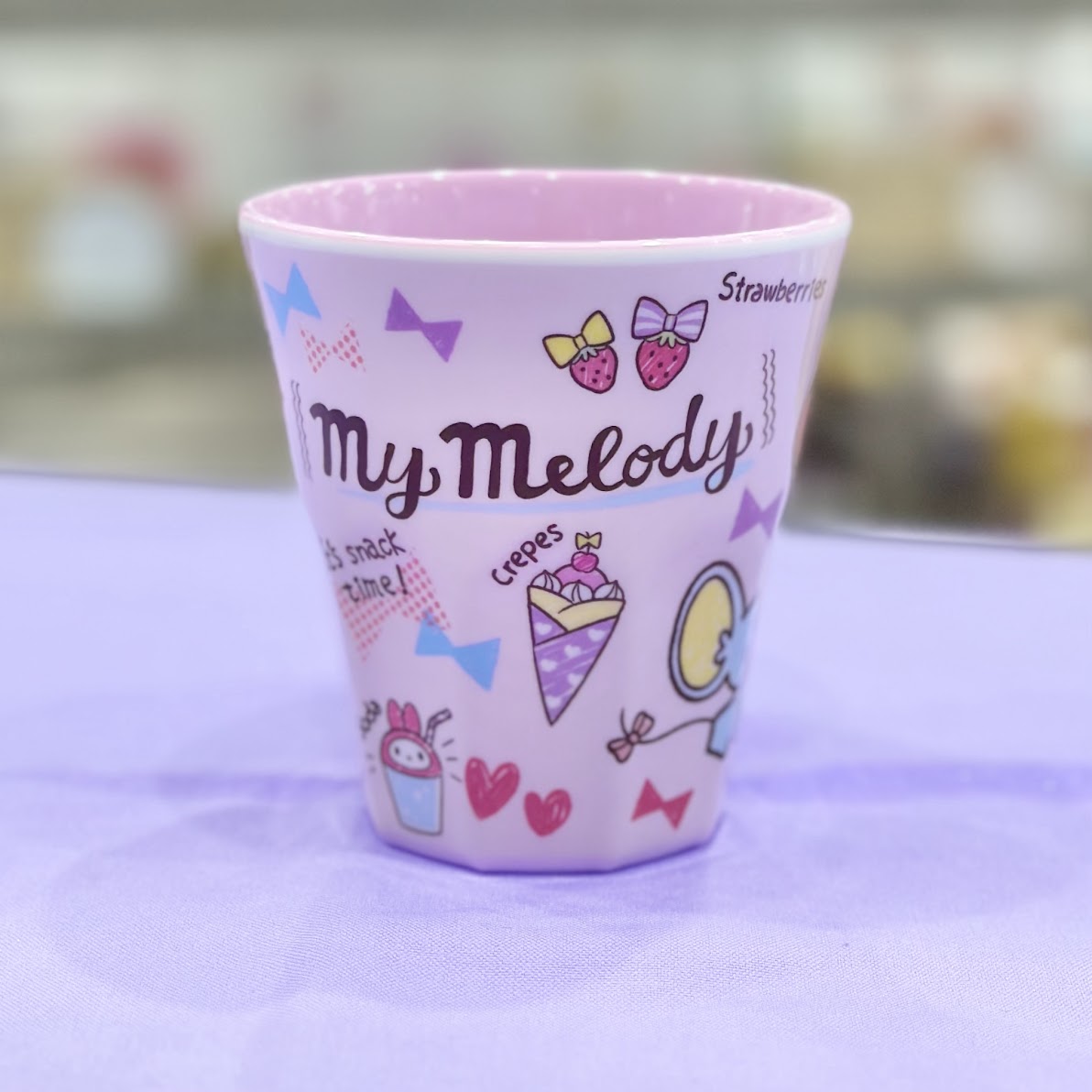 My Melody "Snack Time" Melamine Cup