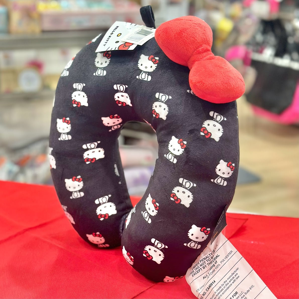 Hello Kitty "Black" Neck Pillow