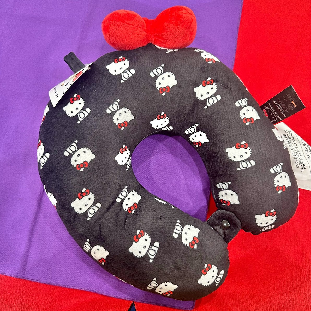 Hello Kitty "Black" Neck Pillow