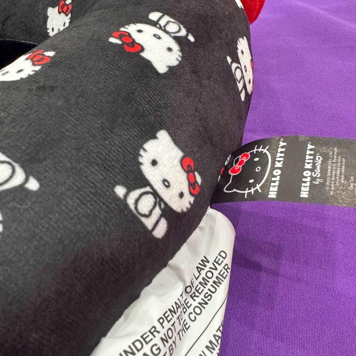 Hello Kitty "Black" Neck Pillow