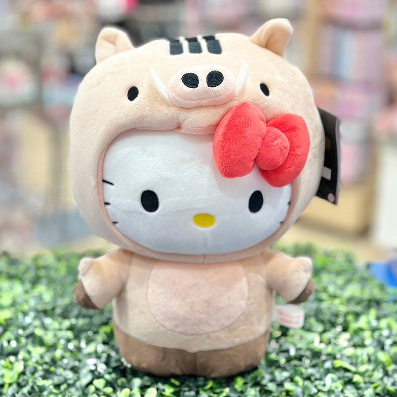 Hello kitty hot sale pig plush