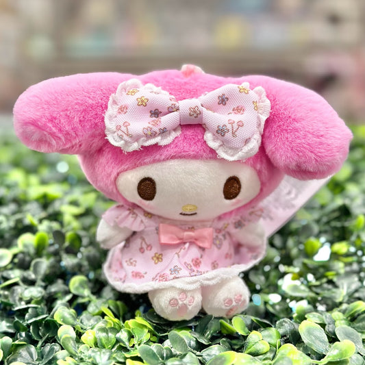 My Melody "Flower Dress" Mascot Clip-On Plush