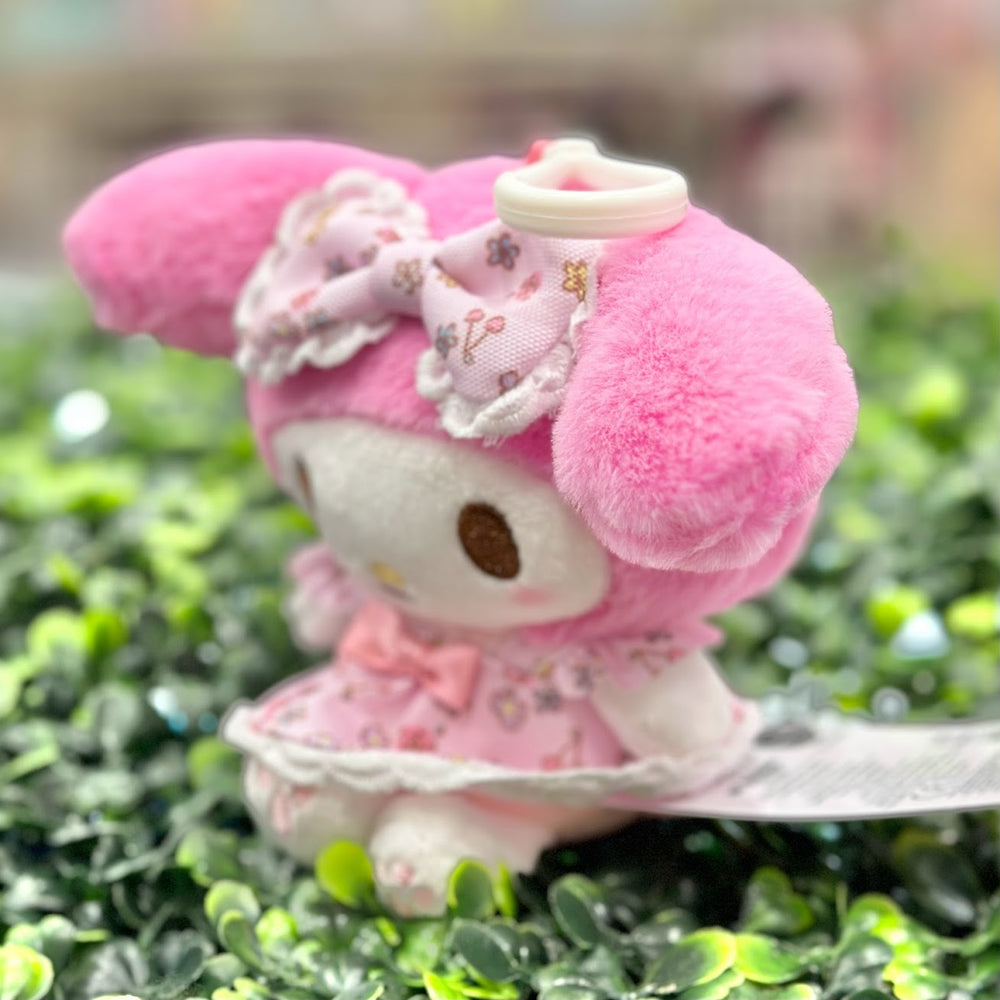 My Melody "Flower Dress" Mascot Clip-On Plush
