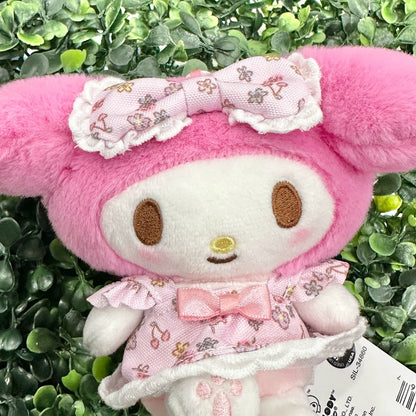My Melody "Flower Dress" Mascot Clip-On Plush