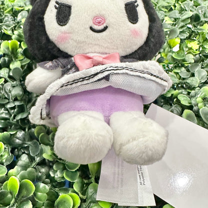 Kuromi "Flower Dress" Mascot Clip-On Plush